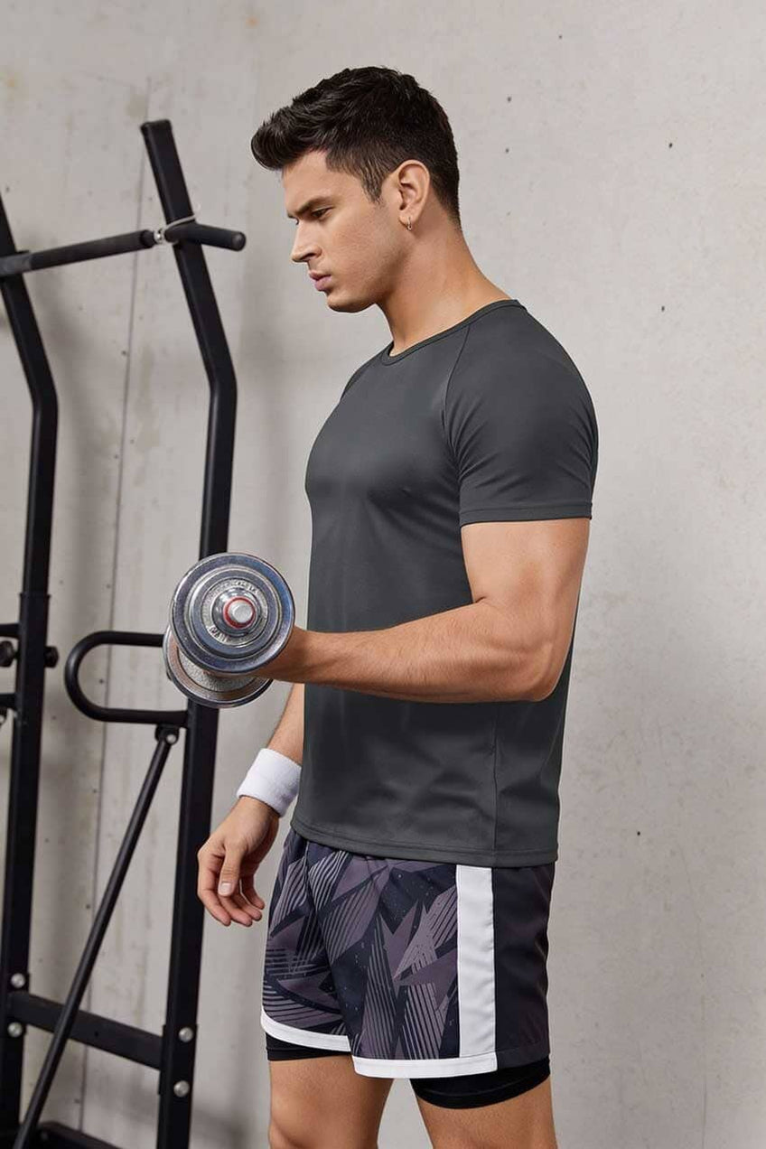 Polo Republica Men's Essentials Raglan Sleeve Activewear T-Shirt